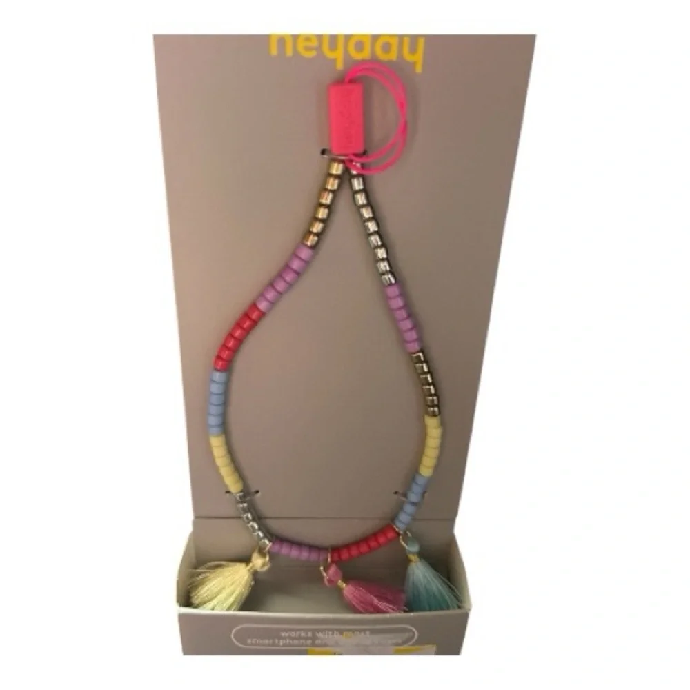 4/$20 heyday Blush Pink Tech Wristlet Lanyard